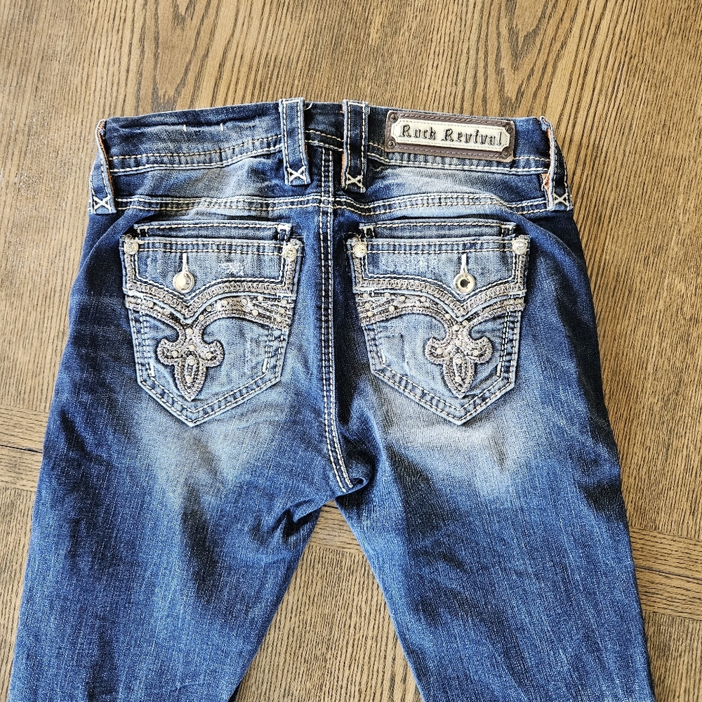 Rock Revival Yara women's size 26 mid-rise skinny